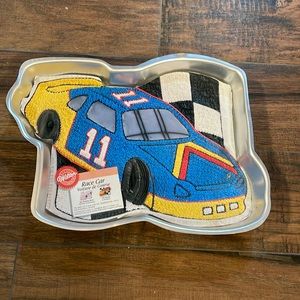 Wilton race car cake pan baking pan brownie pan